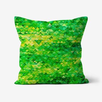 Green-Abstract-Triangles-Art-Cushion